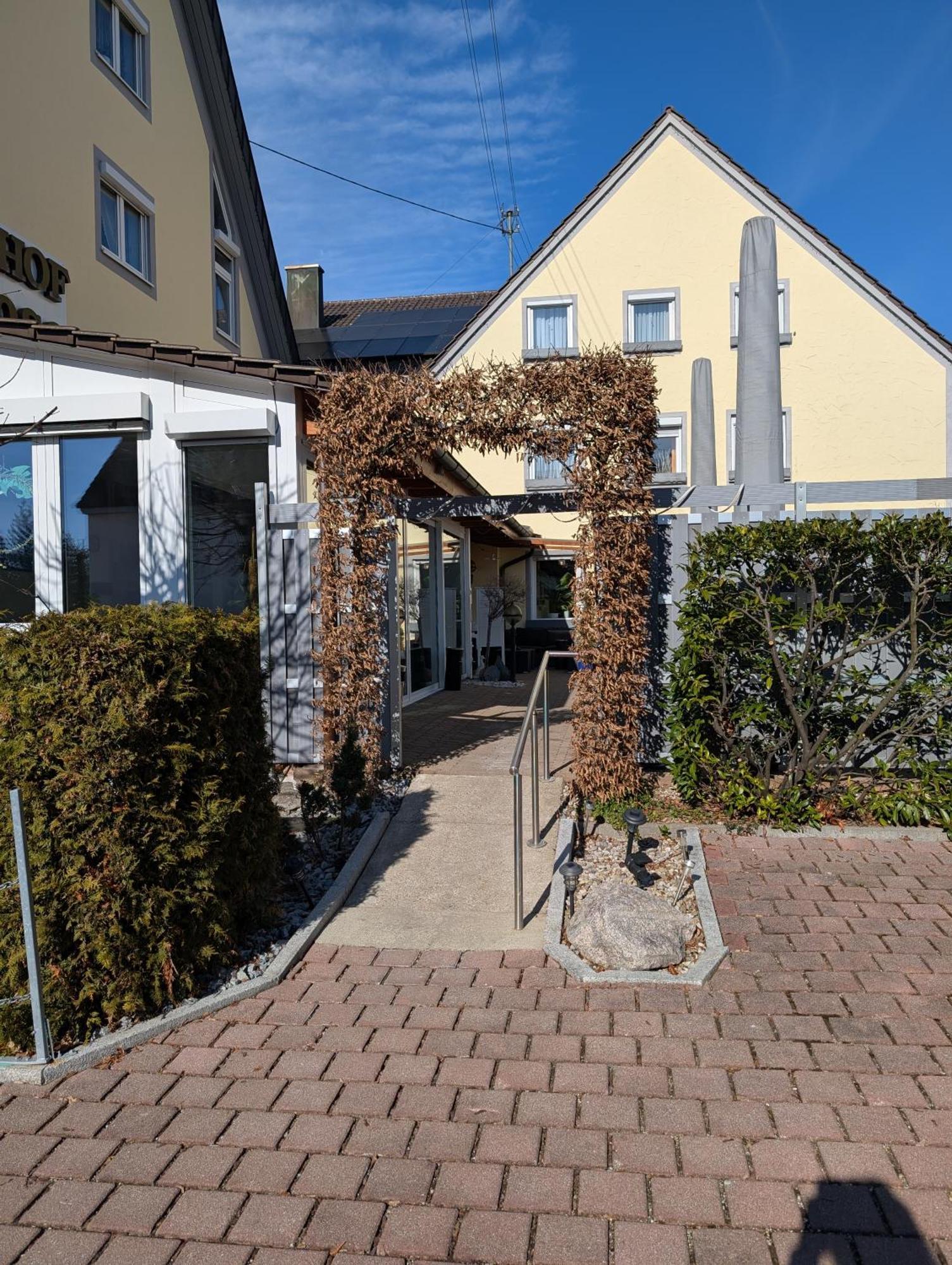 Hotel-Gasthof Zur Rose Weißenhorn Esterno foto